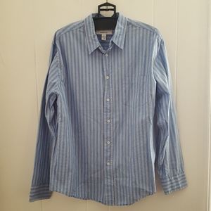 Men's Aeropostale striped button down shirt